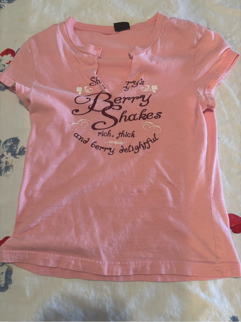 Pink 'Sherry’s Berry Shakes' Graphic Tee